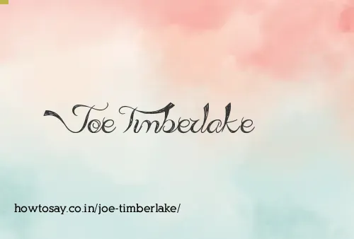 Joe Timberlake