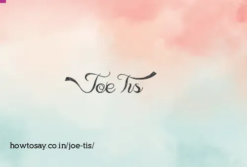 Joe Tis