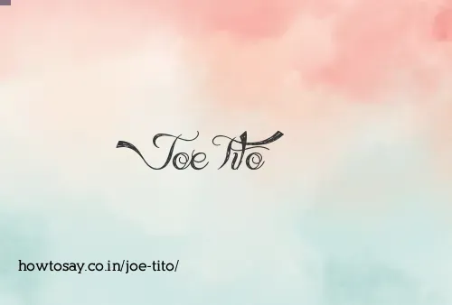 Joe Tito
