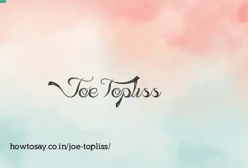 Joe Topliss