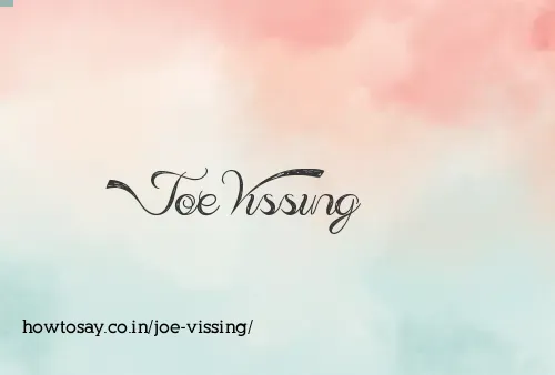 Joe Vissing