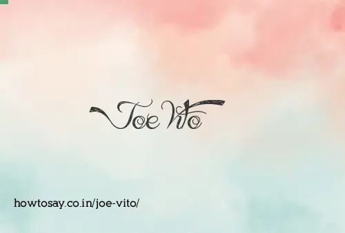 Joe Vito