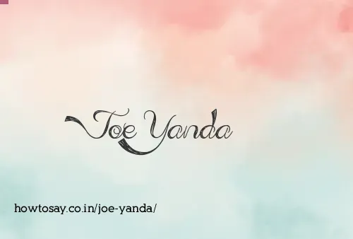 Joe Yanda