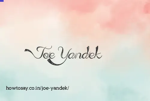 Joe Yandek