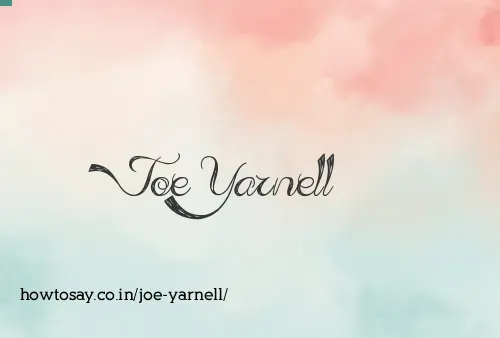 Joe Yarnell