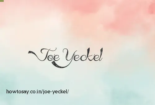 Joe Yeckel