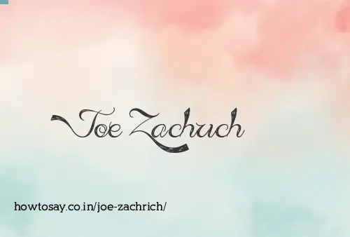 Joe Zachrich