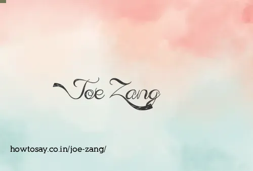 Joe Zang