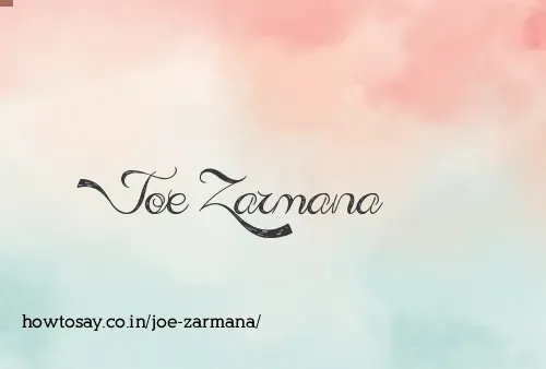 Joe Zarmana