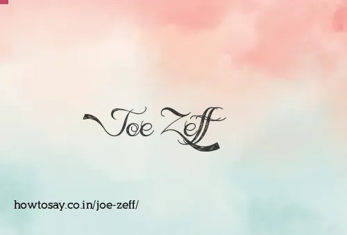 Joe Zeff