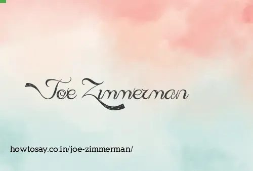 Joe Zimmerman