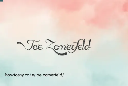 Joe Zomerfeld