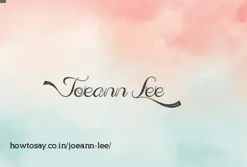 Joeann Lee