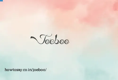 Joeboo