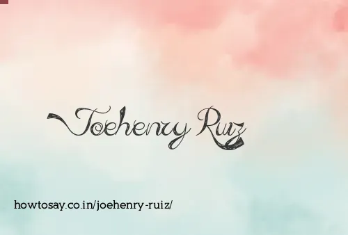 Joehenry Ruiz