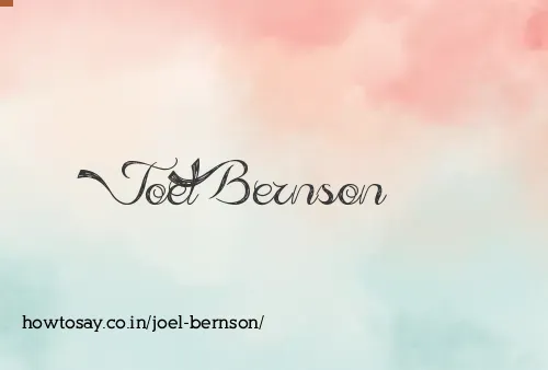 Joel Bernson