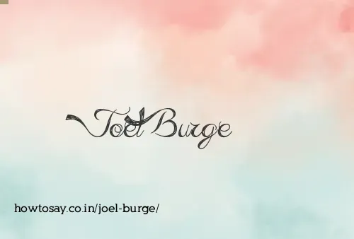 Joel Burge