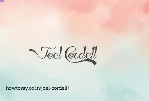 Joel Cordell