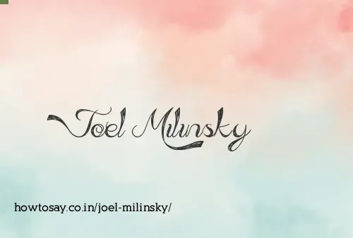 Joel Milinsky