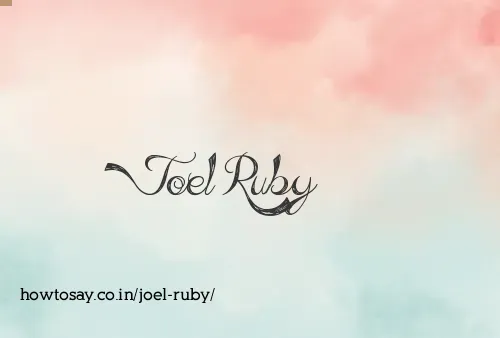 Joel Ruby