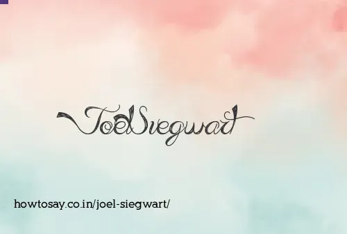Joel Siegwart