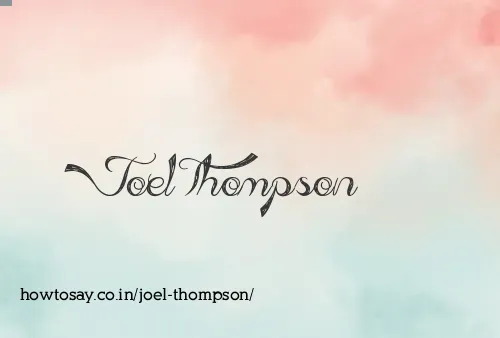 Joel Thompson