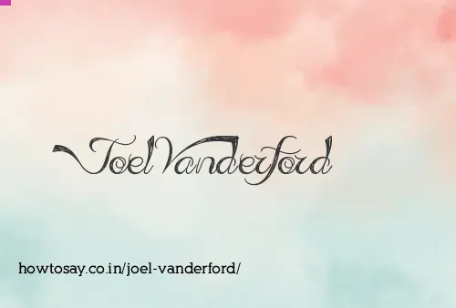 Joel Vanderford