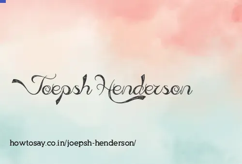 Joepsh Henderson