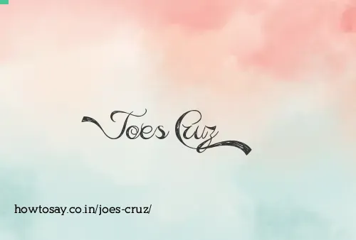 Joes Cruz