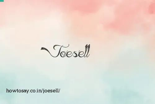 Joesell