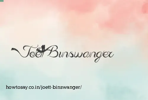 Joett Binswanger
