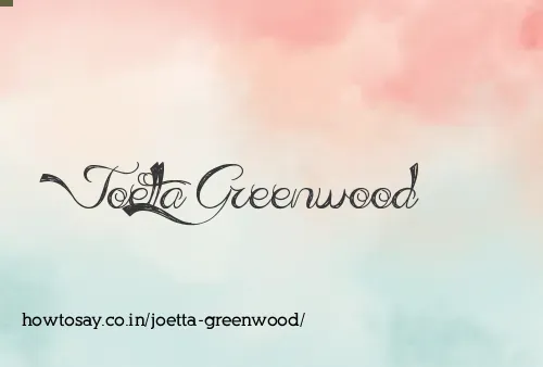 Joetta Greenwood
