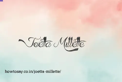 Joetta Millette