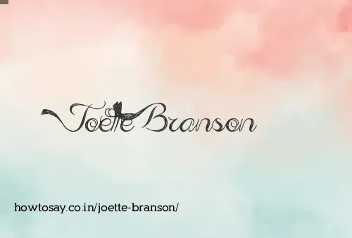 Joette Branson