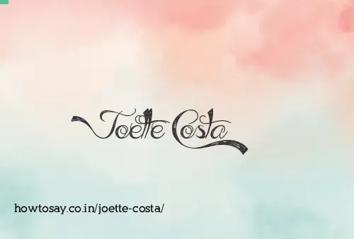 Joette Costa