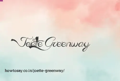 Joette Greenway