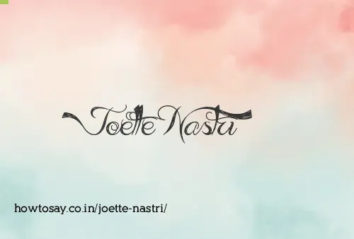 Joette Nastri