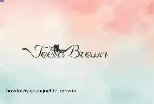 Joettta Brown