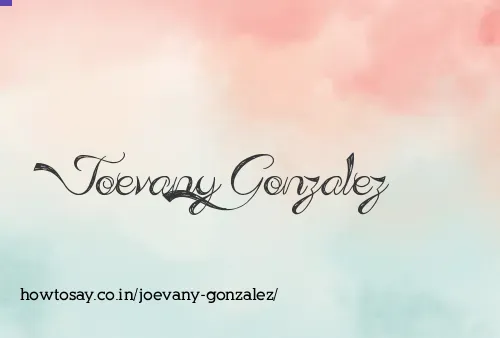 Joevany Gonzalez