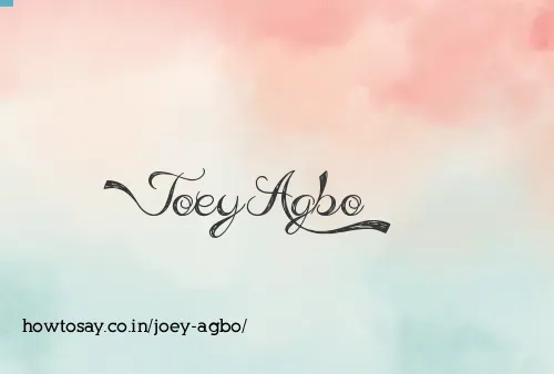 Joey Agbo