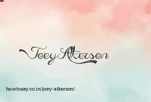 Joey Atkerson