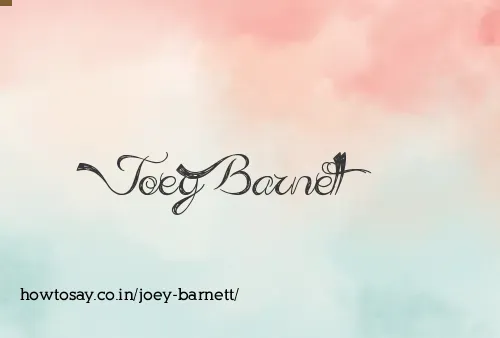 Joey Barnett