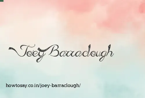 Joey Barraclough