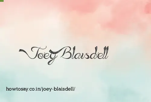 Joey Blaisdell