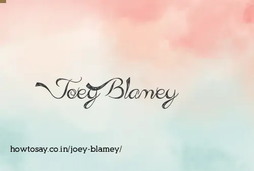 Joey Blamey