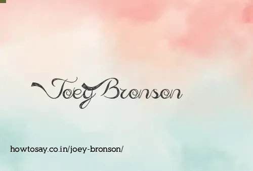 Joey Bronson