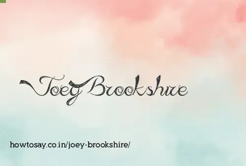 Joey Brookshire
