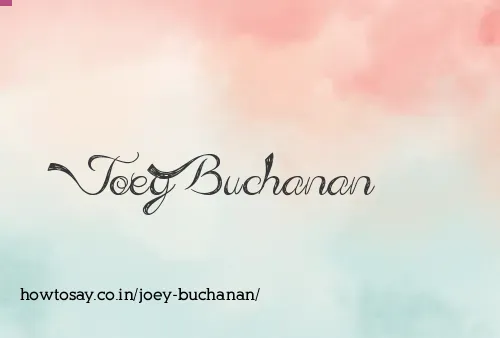 Joey Buchanan