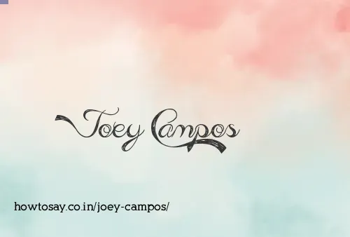 Joey Campos
