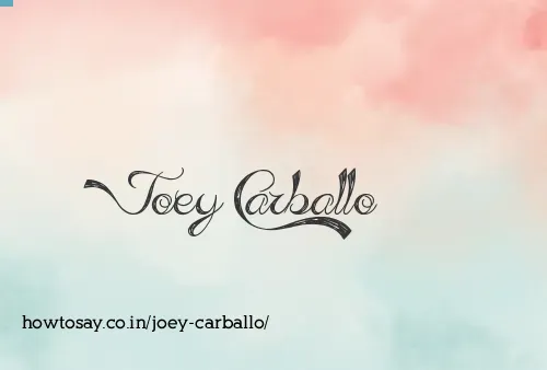 Joey Carballo